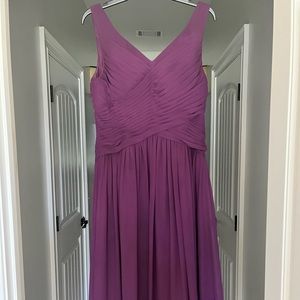 Azazie bridesmaid dress - Grape - Ally style - size 12
